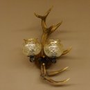 Wandlampe Wandleuchte Lampe Geweih Rothirschstange...