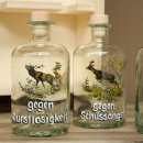 Jagdapotheke aus Holz mit 5 Flaschen und Jagdmotiv Jagd Neu 27.7.10.3