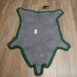 Wilde zwijnenhuid everzwijnenhuid wild zwijn zwoerd varkenszwoerd vloerkleed lengte 180 cm 87.6.41