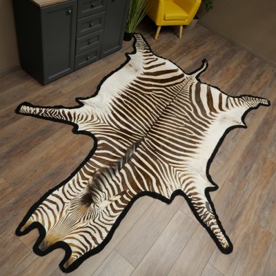 Zebra Fell Zebrafell Hartmann Bergzebra Vorleger mit Genehmigung zum Verkauf 87.100.22