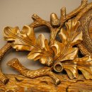 Geweih Garderobe mit 6 Hirschspitzen Haken auf geschnitztes Holzbrett 1x Rehgeweih Wandgarderobe Unikat 27.8.126