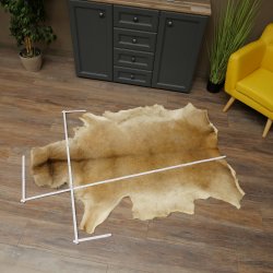 Piel de ciervo rojo Longitud 157 cm Ciervo Alfombra decorativa de piel de ciervo 87.3.37