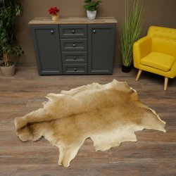 Piel de ciervo rojo Longitud 157 cm Ciervo Alfombra decorativa de piel de ciervo 87.3.37