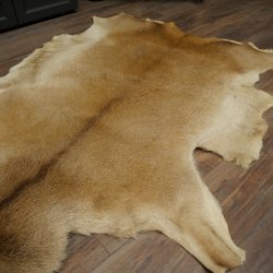 Piel de ciervo rojo Longitud 157 cm Ciervo Alfombra decorativa de piel de ciervo 87.3.37