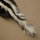 Skunk Fur Striped Skunk (Mephitis) Runner Rug 87.50.20