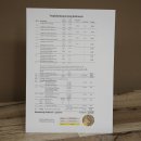 Cuernos de ciervo rojo 6 puntas Altura 59 cm Cuernos de ciervo Cuernos tallados con placa de trofeo 70.1031