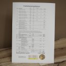 Cuernos de ciervo rojo 6 puntas Altura 59 cm Cuernos de ciervo Cuernos tallados con placa de trofeo 70.1031