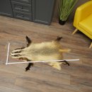 Badger Fur Badger Fur Blanket Fur Rug Rug Length 115 cm 87.26.7