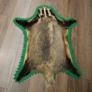 Badger Fur Badger Fur Blanket Fur Rug Rug Length 115 cm 87.26.7