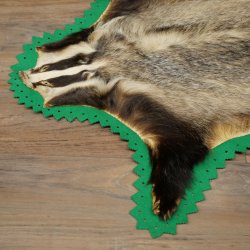Badger Fur Badger Fur Blanket Fur Rug Rug Length 115 cm 87.26.7