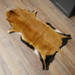 Alfombra de piel de oveja de Camerún, piel de oveja de Camerún, piel de animal, decoración, longitud: 92 cm