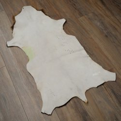 Alfombra de piel de oveja de Camerún, piel de oveja de Camerún, piel de animal, decoración, longitud: 92 cm