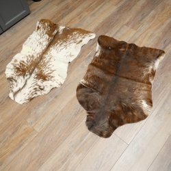 Ziegenfelle 2 Stück Ziegen Felle Fell Ziege Vorleger Tierfell Dekoration