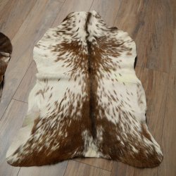 Ziegenfelle 2 Stück Ziegen Felle Fell Ziege Vorleger Tierfell Dekoration