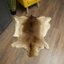 Damhirsch Fell Damhirschfell Hirschfell Vorleger Teppich Deko Länge 112 cm 87.3.38