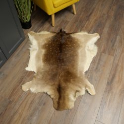 Damhirsch Fell Damhirschfell Hirschfell Vorleger Teppich Deko Länge 112 cm 87.3.38