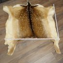 Pelle di daino Pelle di daino Pelle di cervo Tappeto decorativo Lunghezza 112 cm 87.3.38