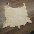 Pelle di daino Pelle di daino Pelle di cervo Tappeto decorativo Lunghezza 112 cm 87.3.38