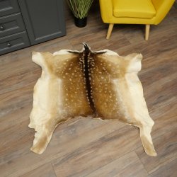 Pelle di daino Pelle di daino Pelle di cervo Tappeto decorativo Lunghezza 112 cm 87.3.38