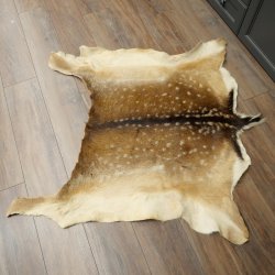 Pelle di daino Pelle di daino Pelle di cervo Tappeto decorativo Lunghezza 112 cm 87.3.38