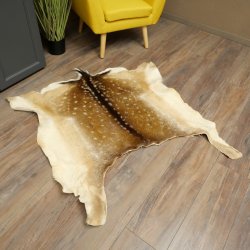Pelle di daino Pelle di daino Pelle di cervo Tappeto decorativo Lunghezza 112 cm 87.3.38