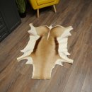 Tappeto in pelle di springbok, pelle di springbok africana, tappeto in pelle animale, lunghezza 132 cm