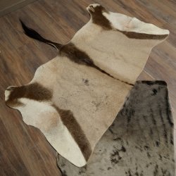 Gnu / Oryx 2 er Set Felle Fell Haut Vorleger Afrika Teppich