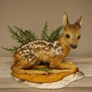 Opgezette reekalfje, liggend, heel klein Bambi-reekalfje,...