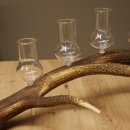 Liqueur Set: 5 Large Stemmed Glasses on a Red Deer Antler Stand – Gift Set 27.60.2.64