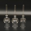 Liqueur Set: 3 Small Stemmed Glasses on a Red Deer Antler Stand – Gift 27.60.2.70