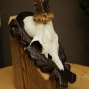 Roebuck Antlers Roebuck Antlers on a Carved Trophy Shield 604.176