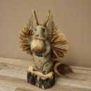 Wolpertinger Marble Stuffed Toy Mythical Creature with Wings, Beard, and Antlers Wolpi 86.16.47