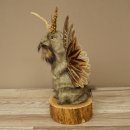 Wolpertinger Marble Stuffed Toy Mythical Creature with Wings, Beard, and Antlers Wolpi 86.16.48