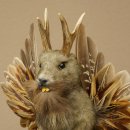 Wolpertinger Marble Stuffed Toy: Mythical Creature with Wings, Beard, and Antlers – Wolpi 86.16.49