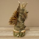 Wolpertinger Marble Stuffed Toy: Mythical Creature with Wings, Beard, and Antlers – Wolpi 86.16.49