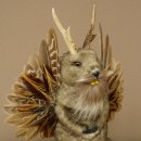 Wolpertinger Marble Stuffed Toy: Mythical Creature with Wings, Beard, and Antlers – Wolpi 86.16.50