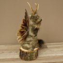 Wolpertinger Marble Stuffed Toy Mythical Creature with Wings, Beard, and Antlers Wolpi 86.16.51