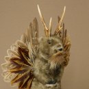Wolpertinger Marble Stuffed Toy: Mythical Creature with Wings, Beard, and Antlers – Wolpi 86.16.52