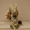 Wolpertinger knuffel, opgezette knuffel van een...