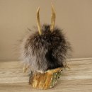 Wolpertinger Wolpi Mini, esemplare imbalsamato con occhi bianchi, altezza 22 cm, codice 86.1.1.51