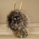 Wolpertinger Wolpi Mini, esemplare imbalsamato con occhi bianchi, altezza 22 cm, codice 86.1.1.51