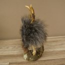 Wolpertinger Wolpi Mini, esemplare imbalsamato con occhi arancioni, altezza 22 cm, codice 86.1.1.52