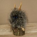 Wolpertinger "Wolpi" Mini Taxidermy Specimen with Dark Blue Eyes, Height 22 cm, 86.1.1.53
