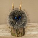 Wolpertinger "Wolpi" Mini Taxidermy Specimen with Dark Blue Eyes, Height 22 cm, 86.1.1.53