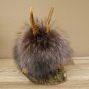 Wolpertinger Wolpi Mini, esemplare imbalsamato con occhi viola, altezza 22 cm, codice 86.1.1.54
