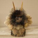 Wolpertinger Kleine Wolpi Opgezette exemplaar lichtblauwe ogen vleugels reehoorn 86.2.130
