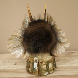 Wolpertinger Kleine Wolpi Opgezette exemplaar lichtblauwe ogen vleugels reehoorn 86.2.130