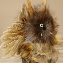 Wolpertinger Kleine Wolpi Opgezette exemplaar witte ogen vleugels reebuit hoorn 86.2.132