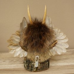 Wolpertinger Kleine Wolpi Opgezette exemplaar witte ogen vleugels reebuit hoorn 86.2.132