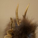 Wolpertinger Kleine Wolpi Opgezette exemplaar paarse ogen vleugels reehoorn 86.2.133